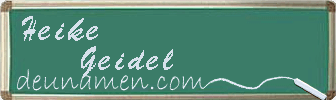 Heike Geidel Visitenkarte